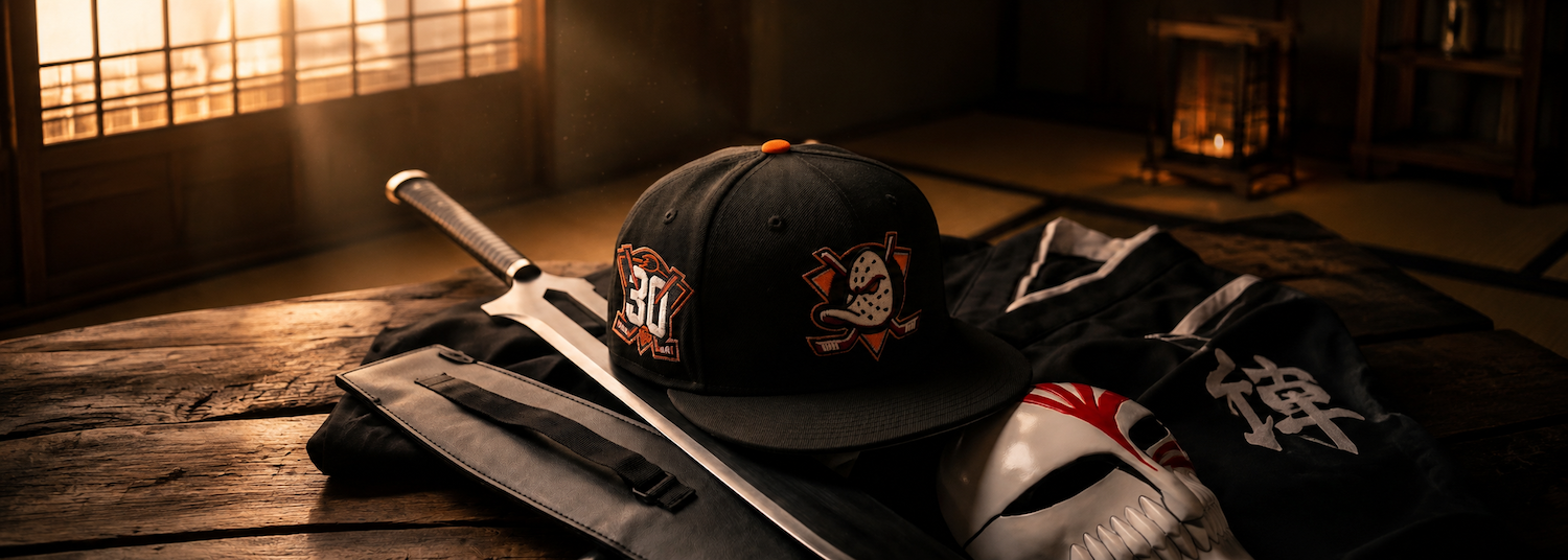Anaheim Ducks 30th 59FIFTY New Era Black Hat