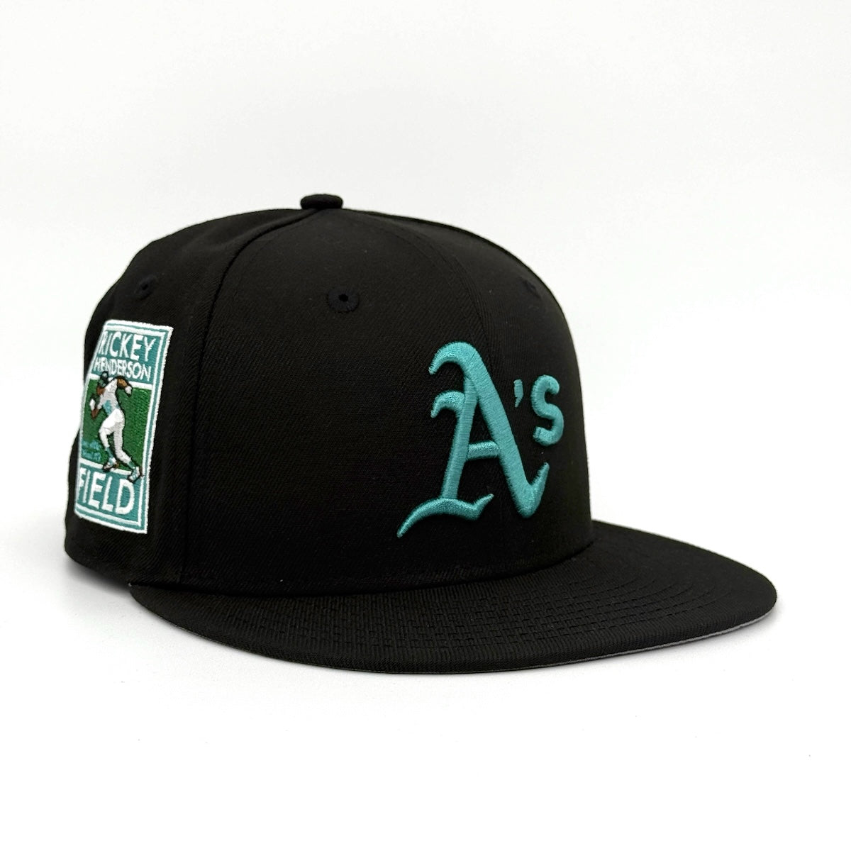 Athletics R. Henderson 59FIFTY New Era Black Hat