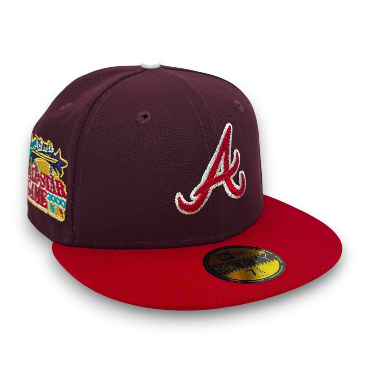 Atlanta Braves 00 ASG 59FIFTY Brown/Red New Era Hat