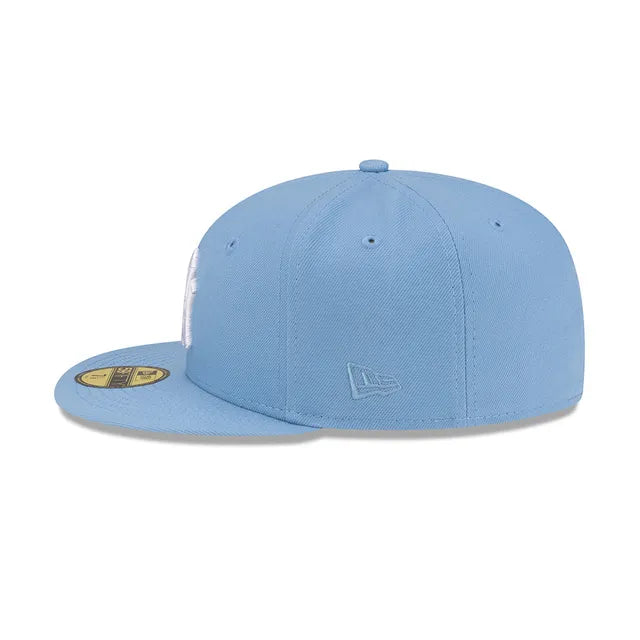 Gray cap with a small logo on a white background