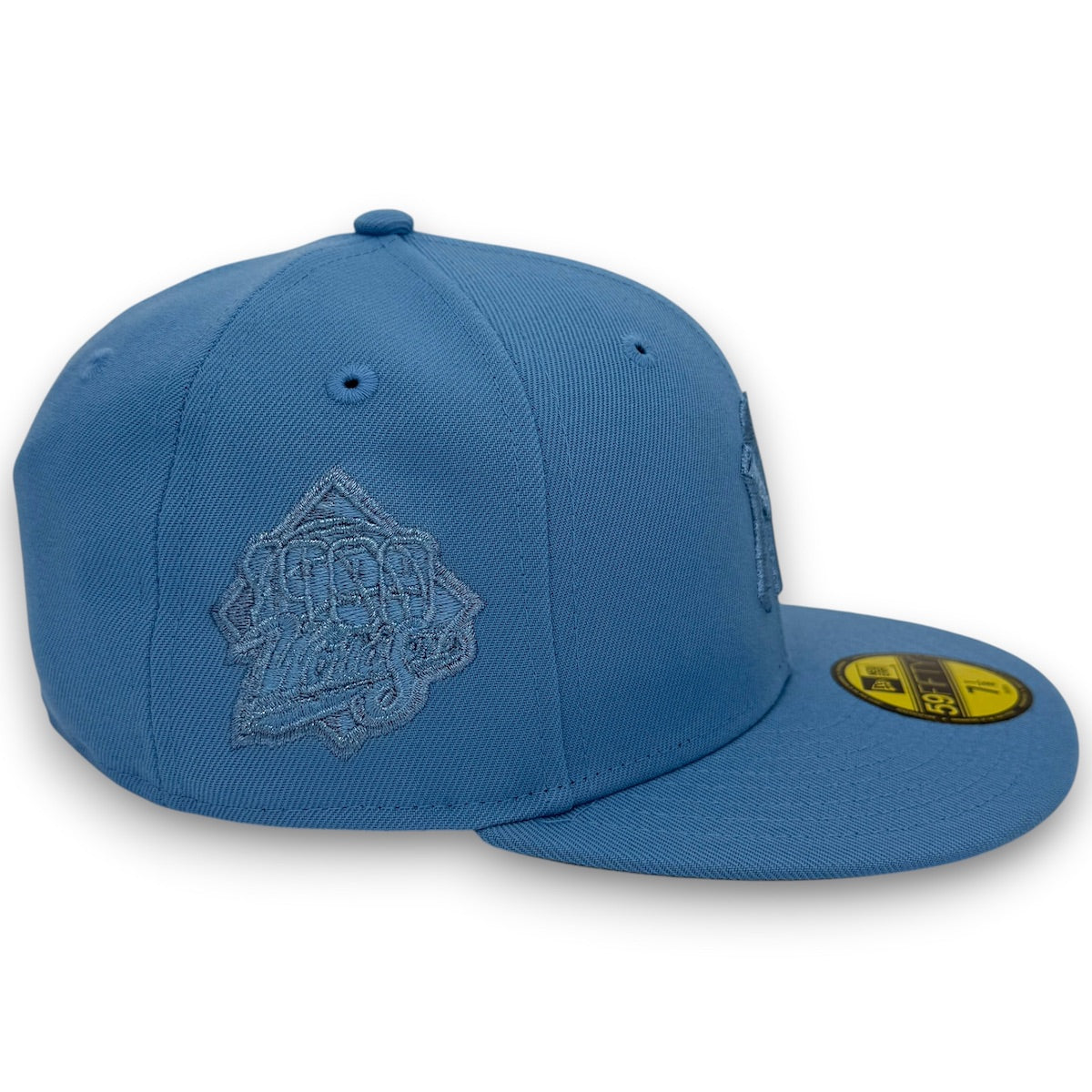 NY Yankees Metallic 99WS 59FIFTY New Era Sky Blue Hat