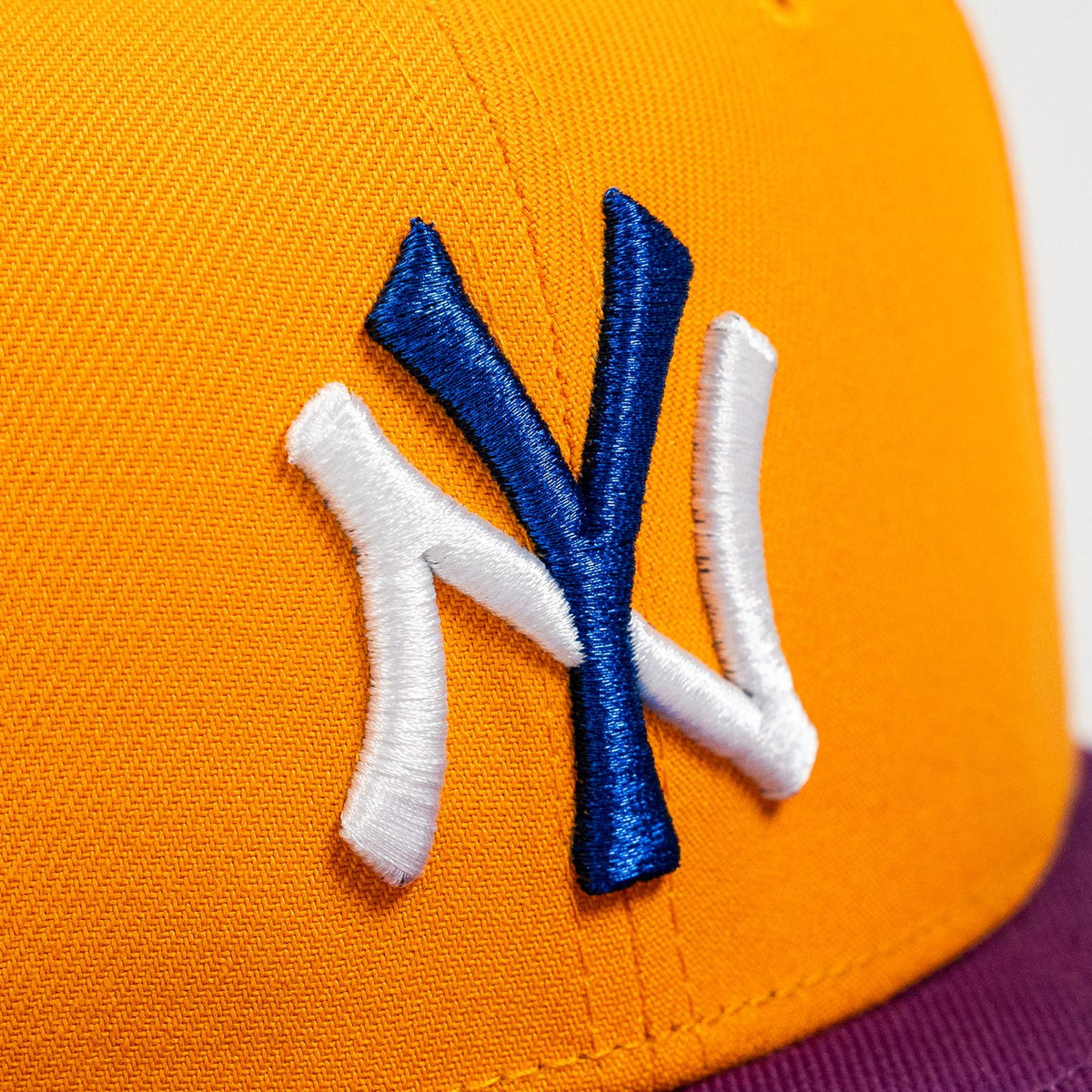 Wamario NY Yankees 25th 59FIFTY New Era Yellow Hat