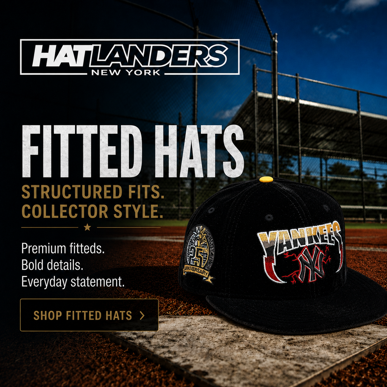 Hatlanders FITTED 5950 hats, exclusive collection, and unique collaborations.