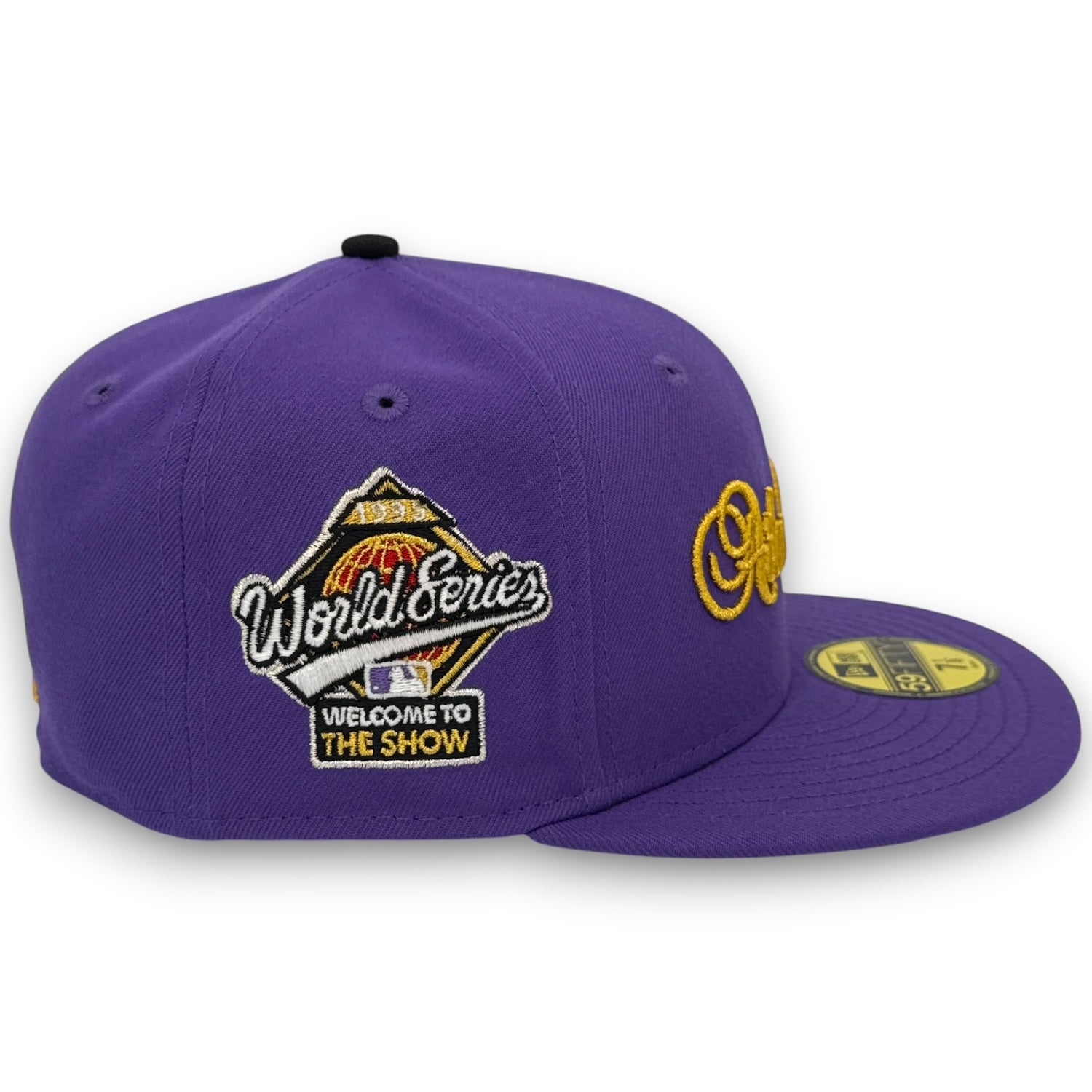 3 Stack Braves 95WS 59FIFTY New Era Purple Hat