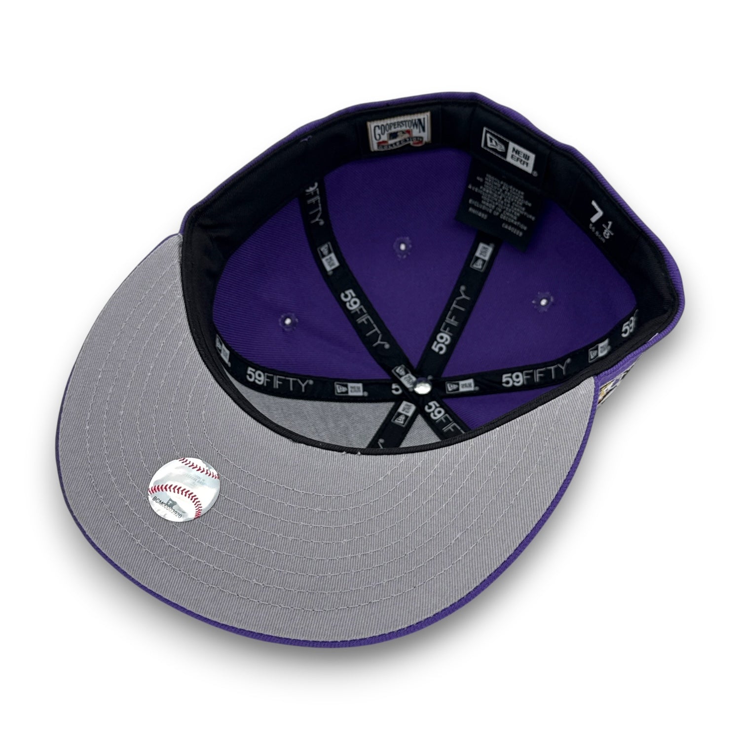3 Stack Braves 95WS 59FIFTY New Era Purple Hat