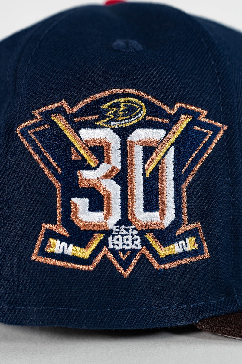 Anaheim Ducks 30th 59FIFTY New Era Oceanside / Brown Hat