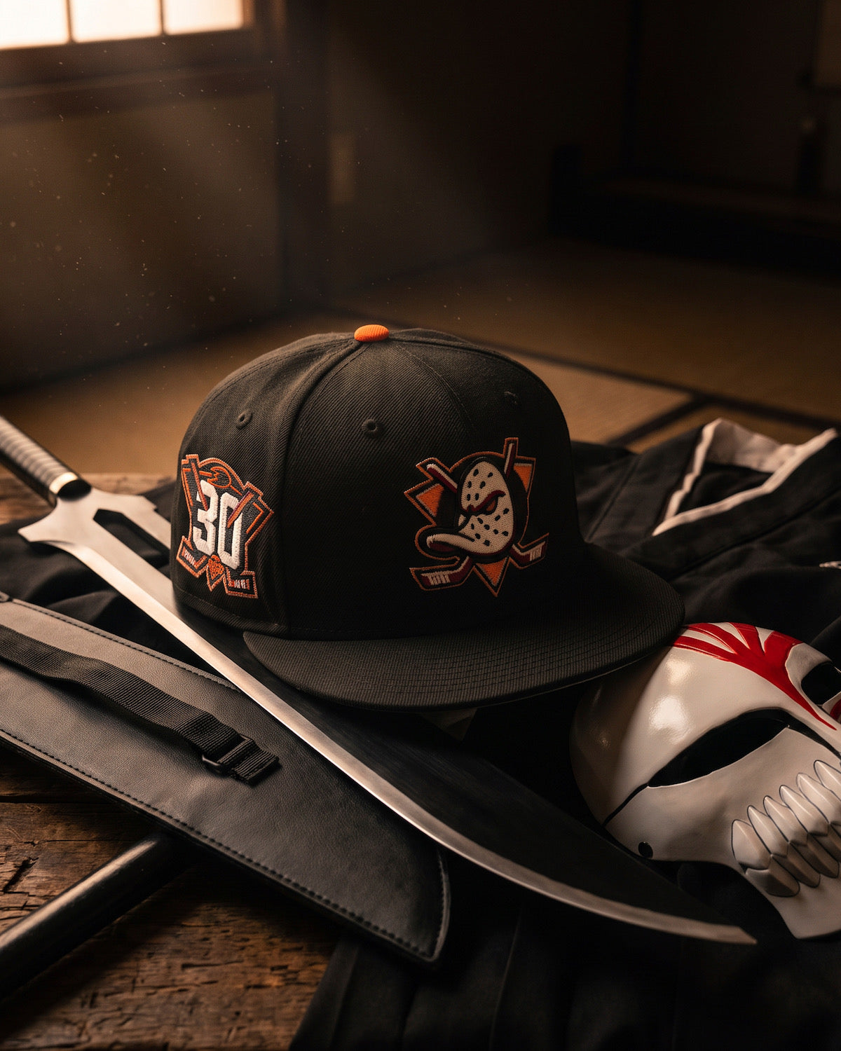 Anaheim Ducks 30th 59FIFTY New Era Black Hat