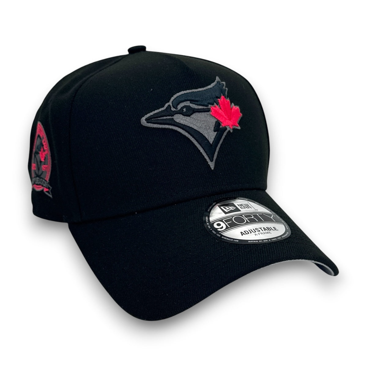 Blue Jays 30th New Era 9FORTY AF Black Snapback Hat