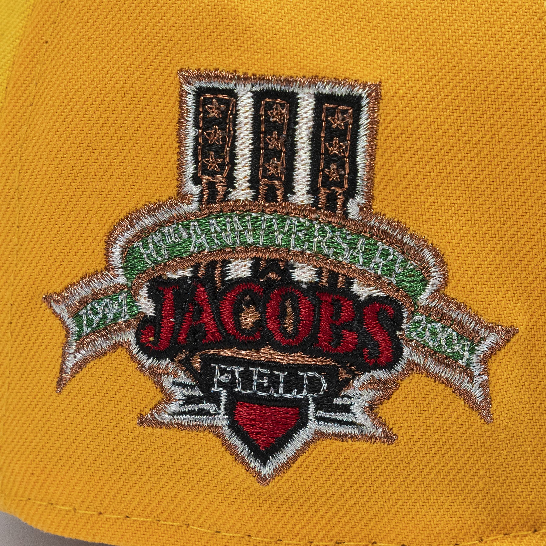 Cartoon Connection Indians 59FIFTY Yellow New Era Hat