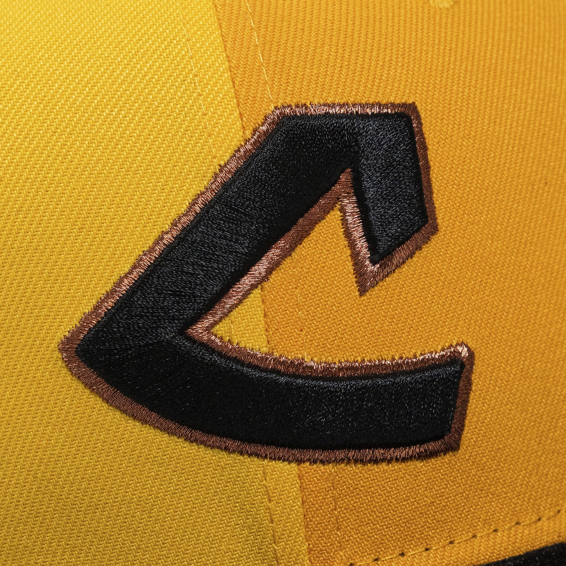Cartoon Connection Indians 59FIFTY Yellow New Era Hat