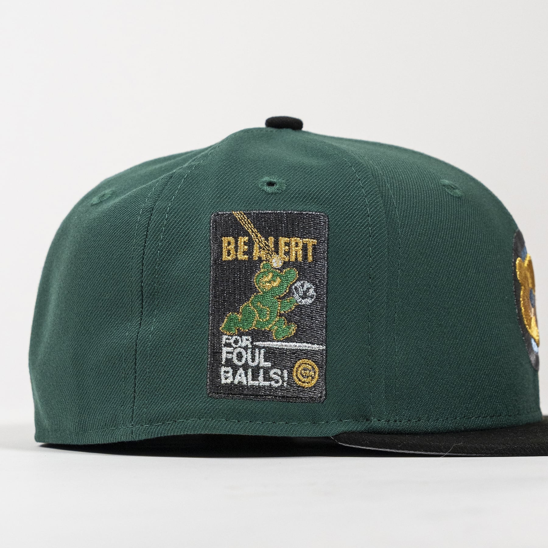 Cubs Be Alert 59FIFTY New Era Emerald Green Hat