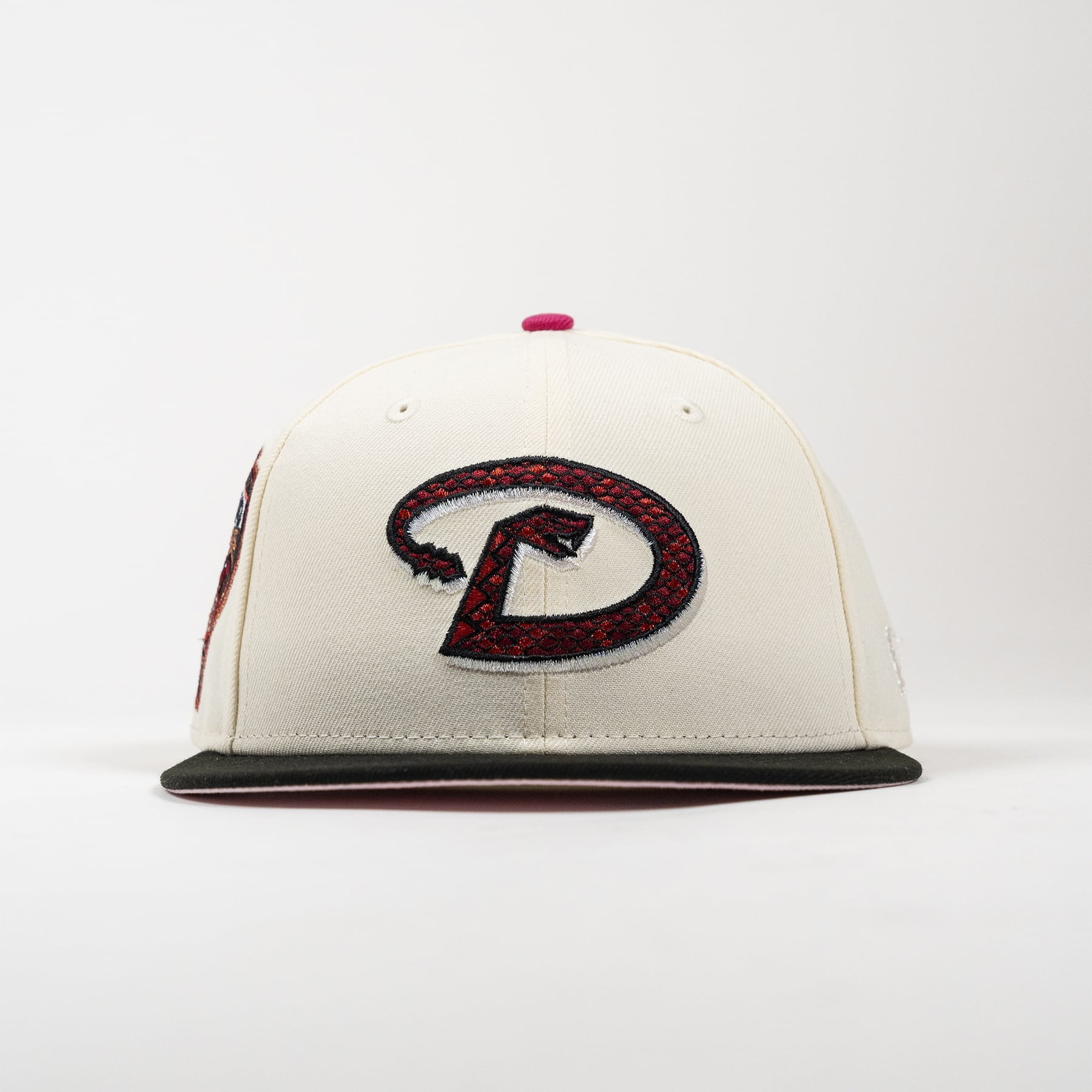 Diamondbacks 98 59FIFTY New Era Chrome & Black Hat Pink UV