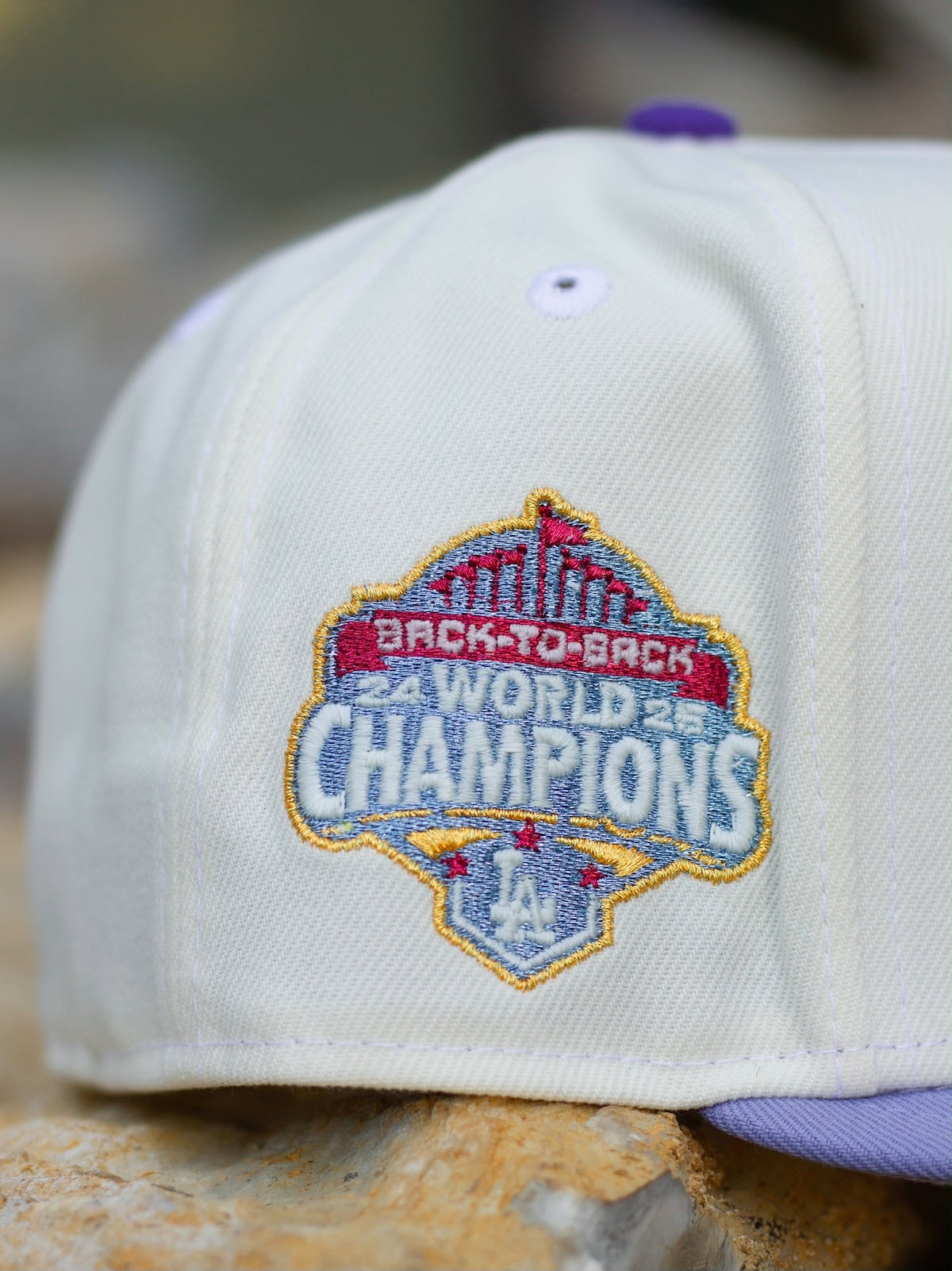 LA Dodgers 25 WS 59FIFTY Chrome New Era Hat