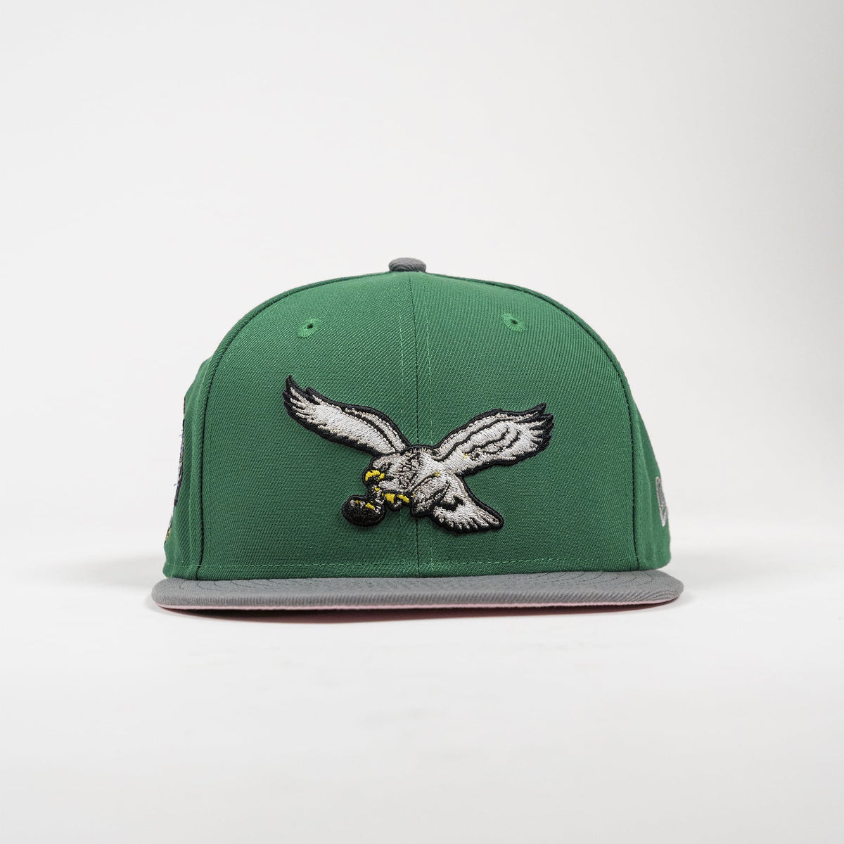 Eagles 97 Draft 59FIFTY New Era Green / Grey Hat Pink UV