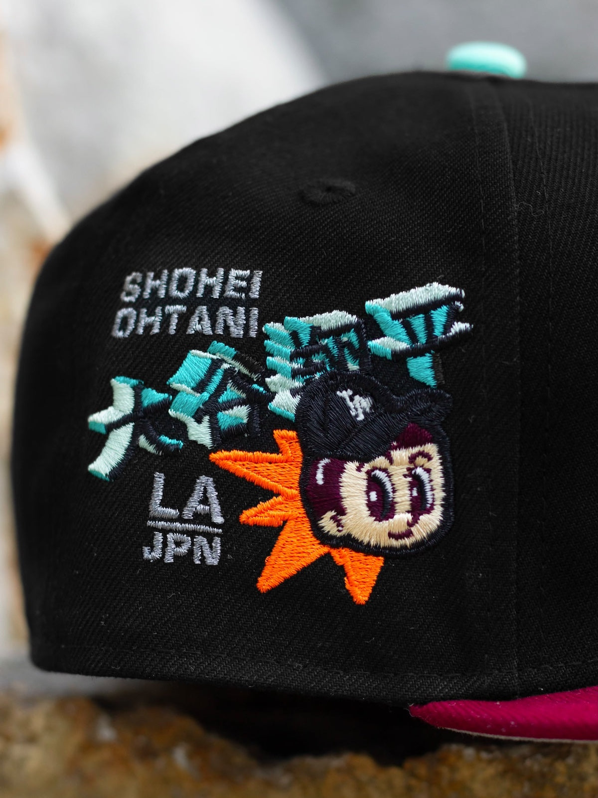 LA Dodgers Ohtani 59FIFTY Black New Era Hat