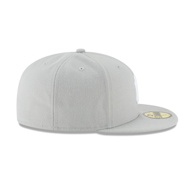 Gray cap on a white background