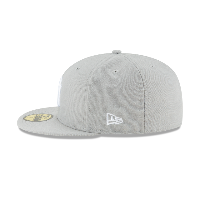Gray cap with New Era logo on a white background