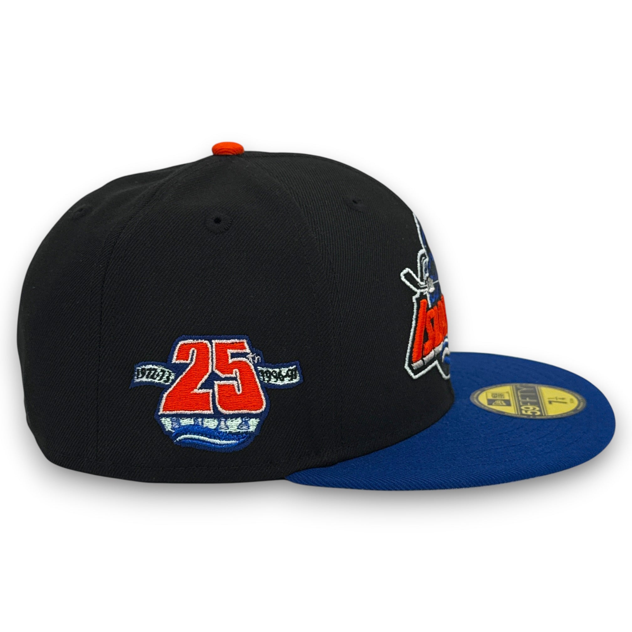 NY Islanders 25th 59FIFTY New Era  Black & Blue Hat