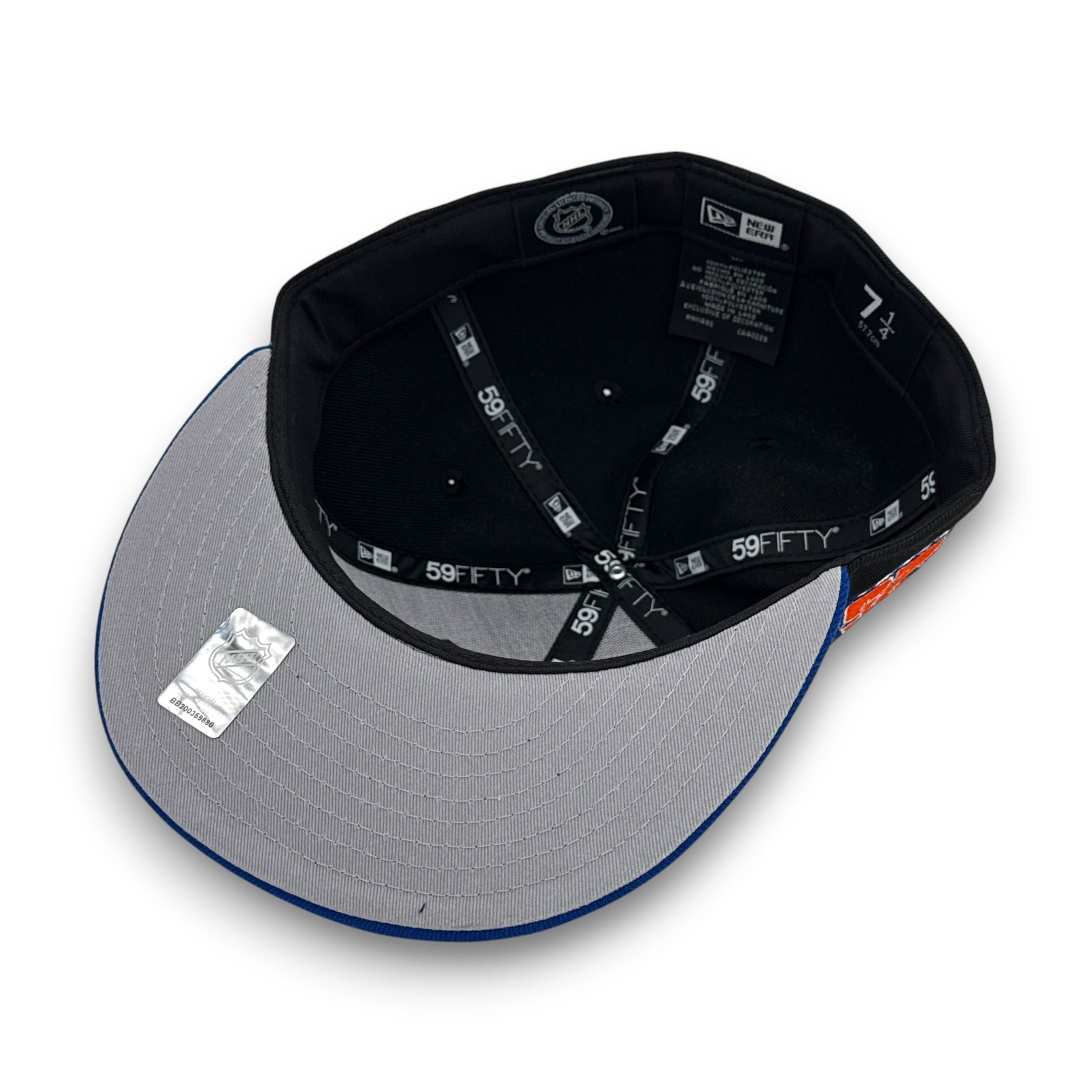 NY Islanders 25th 59FIFTY New Era  Black & Blue Hat