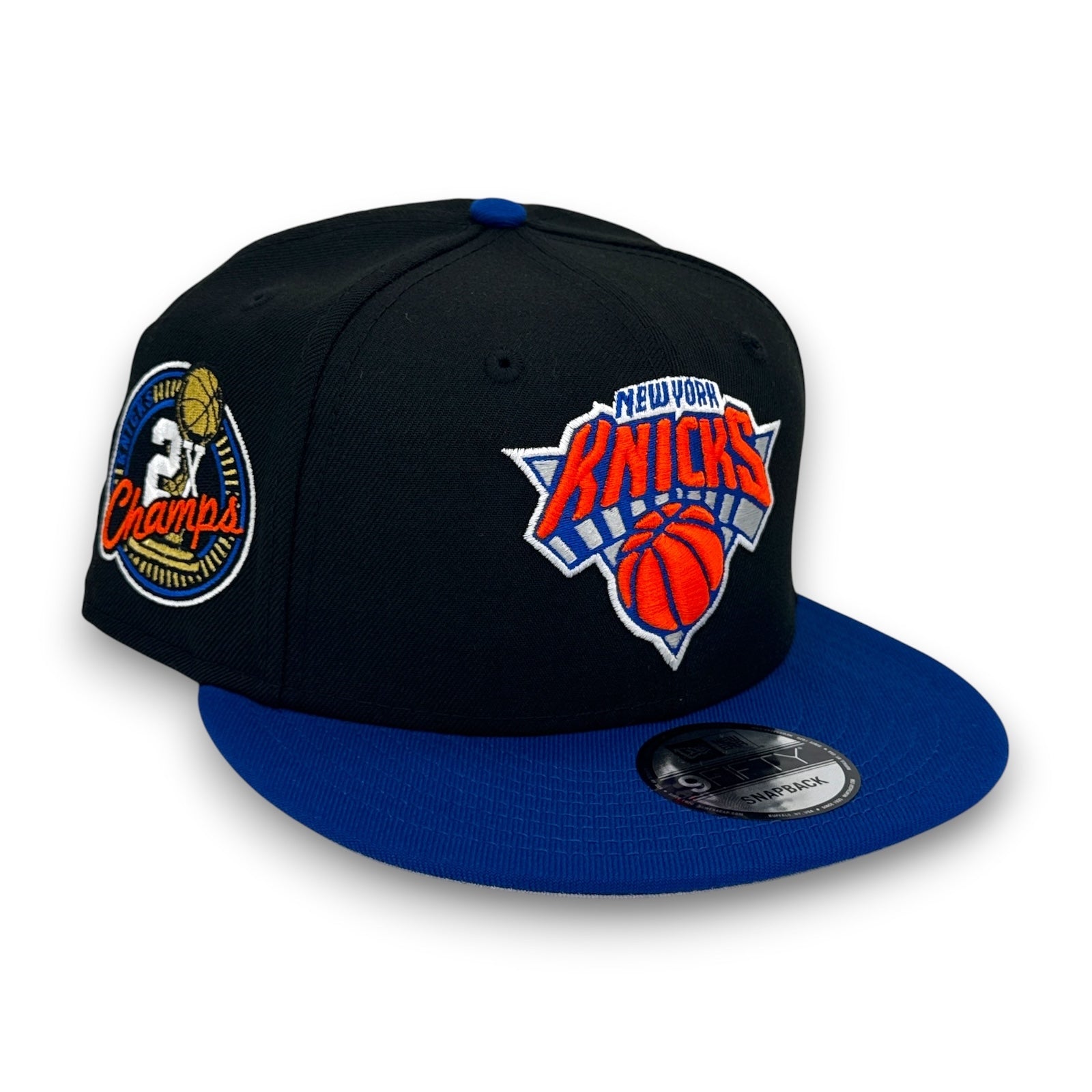 NY Knicks New Era 9FIFTY Black Snapback Hat