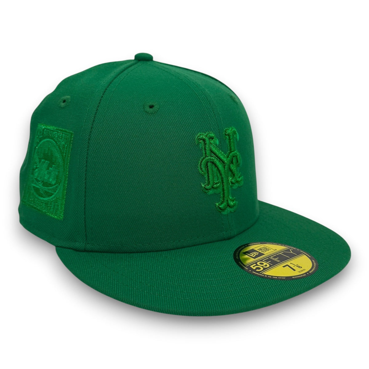 NY Mets Metallic 99WS 59FIFTY New Era Green Hat