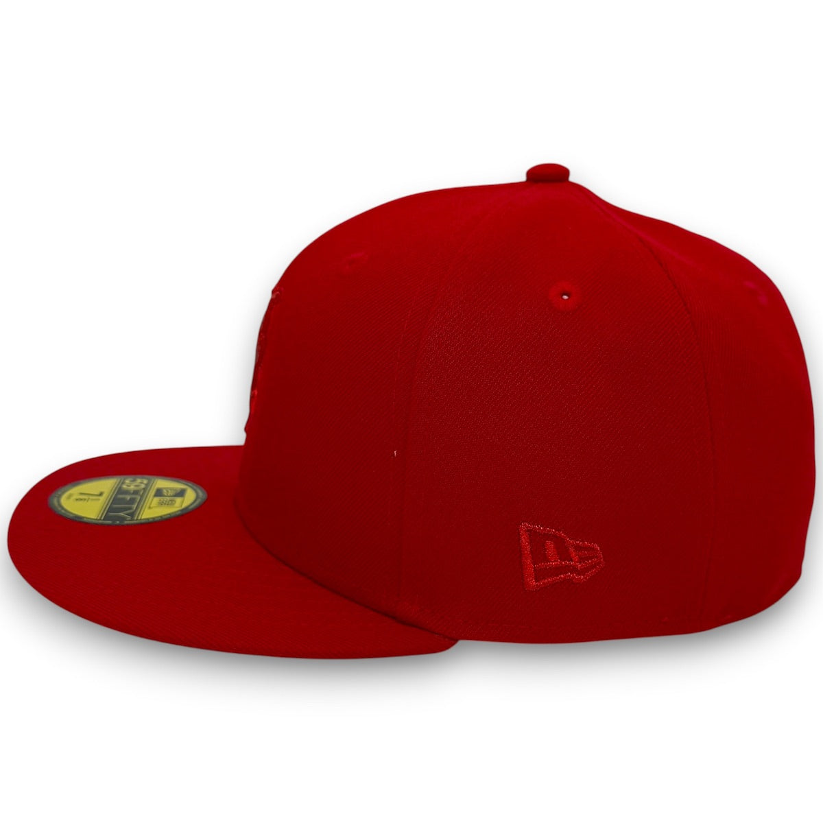 NY Mets Metallic 99WS 59FIFTY New Era Red Hat