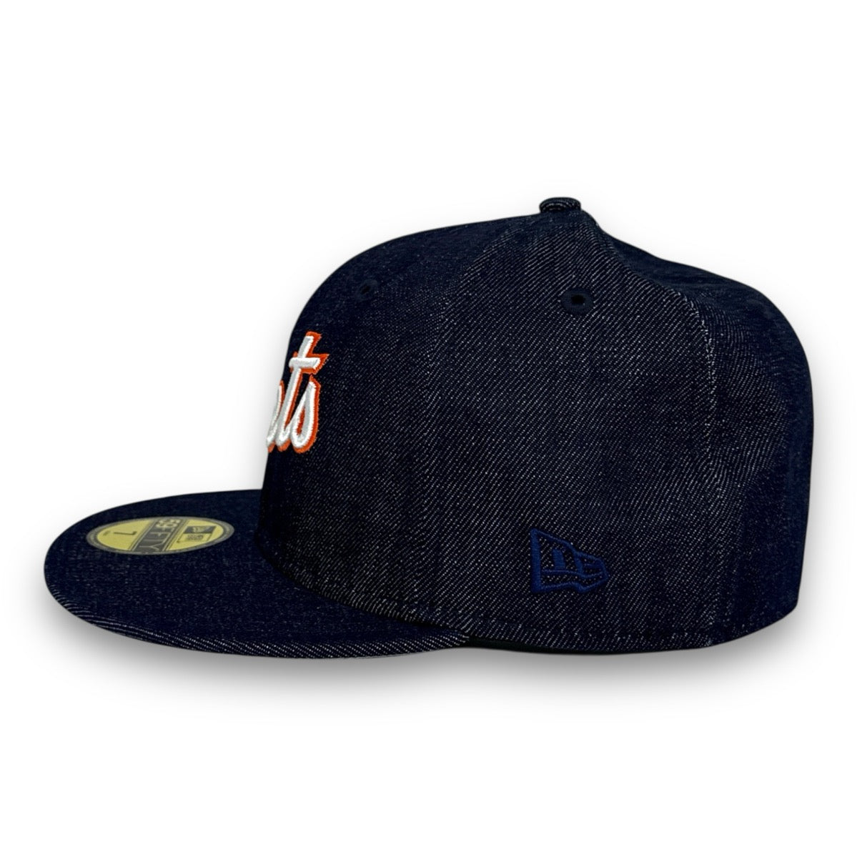 NE FLAG PATCH-NY Mets Mr. Mets 59FIFTY New Era Denim Hat