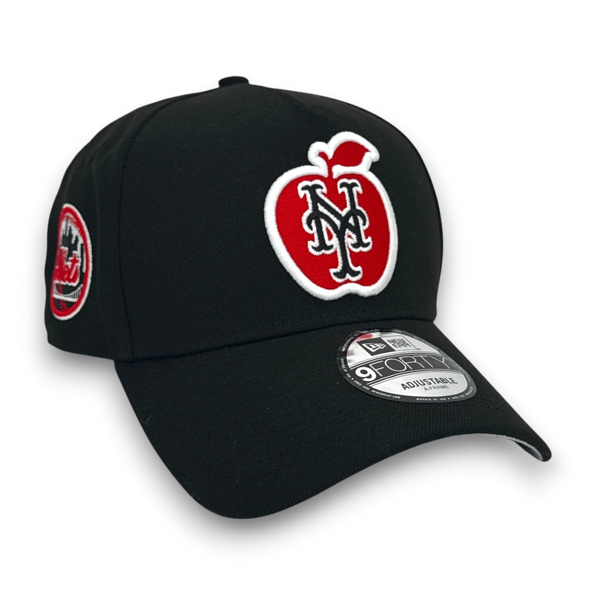 NY Mets New Era 9FORTY AF Black Snapback Hat