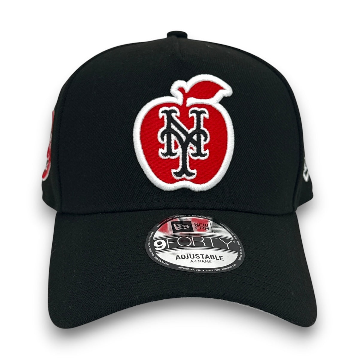 NY Mets New Era 9FORTY AF Black Snapback Hat