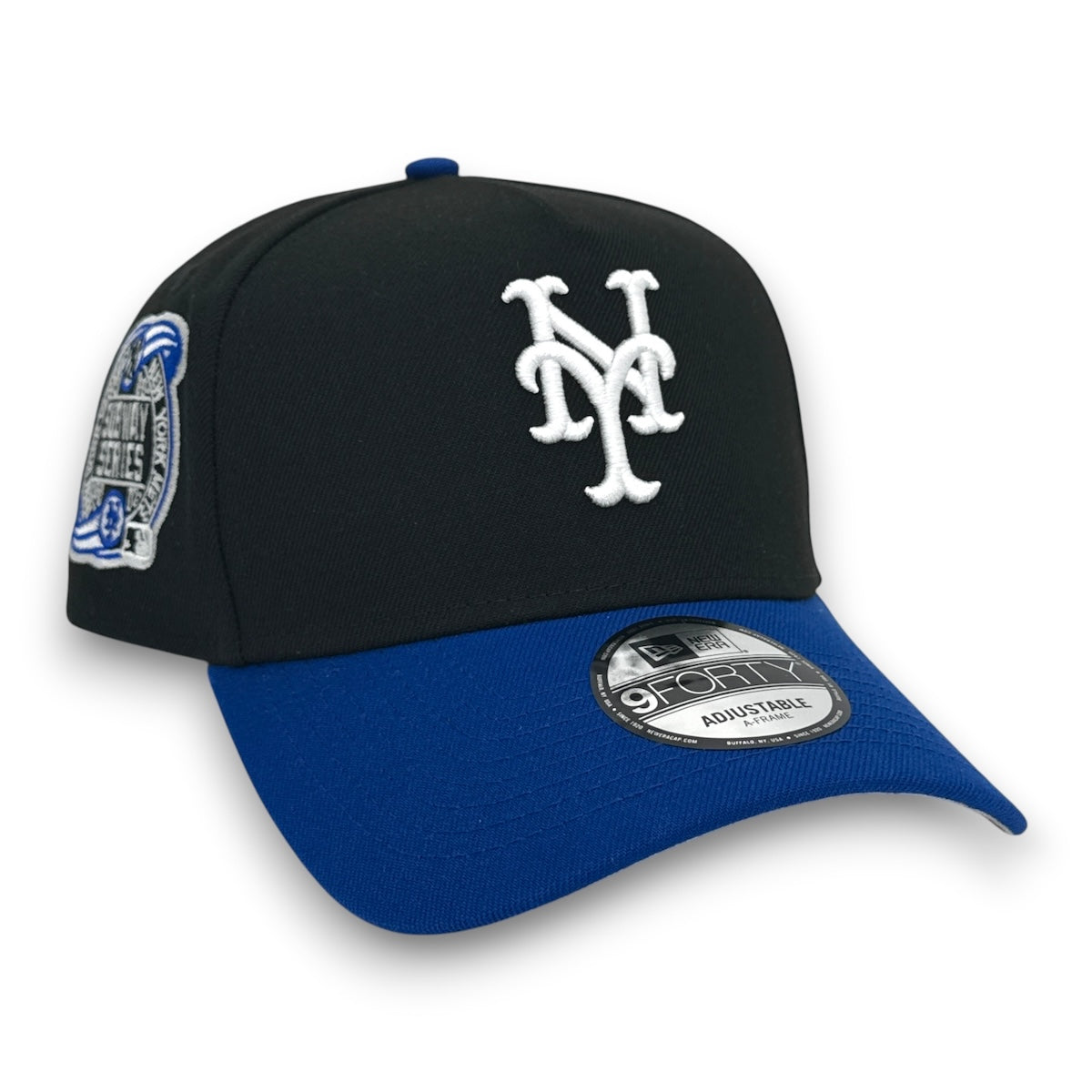 NY Mets SS New Era 9FORTY AF Black Snapback Hat