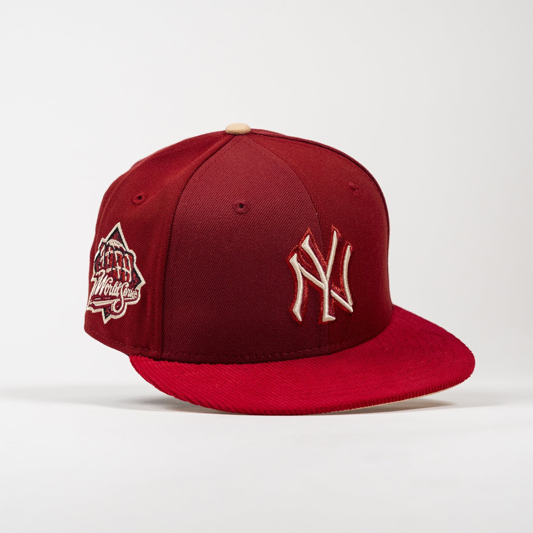 NY Yankees 99 WS 59FIFTY New Era H Red & Brick Hat