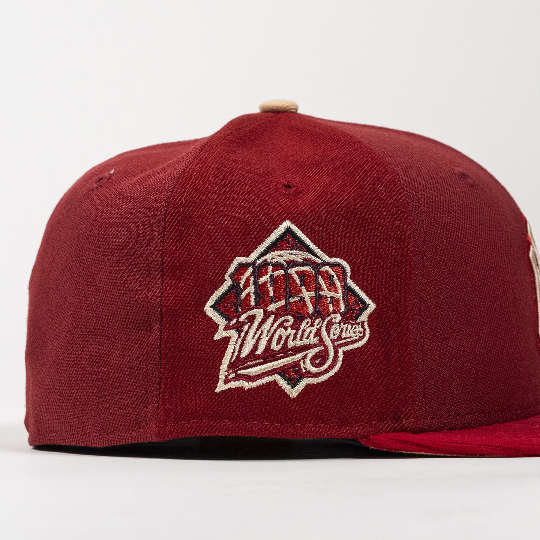 NY Yankees 99 WS 59FIFTY New Era H Red & Brick Hat