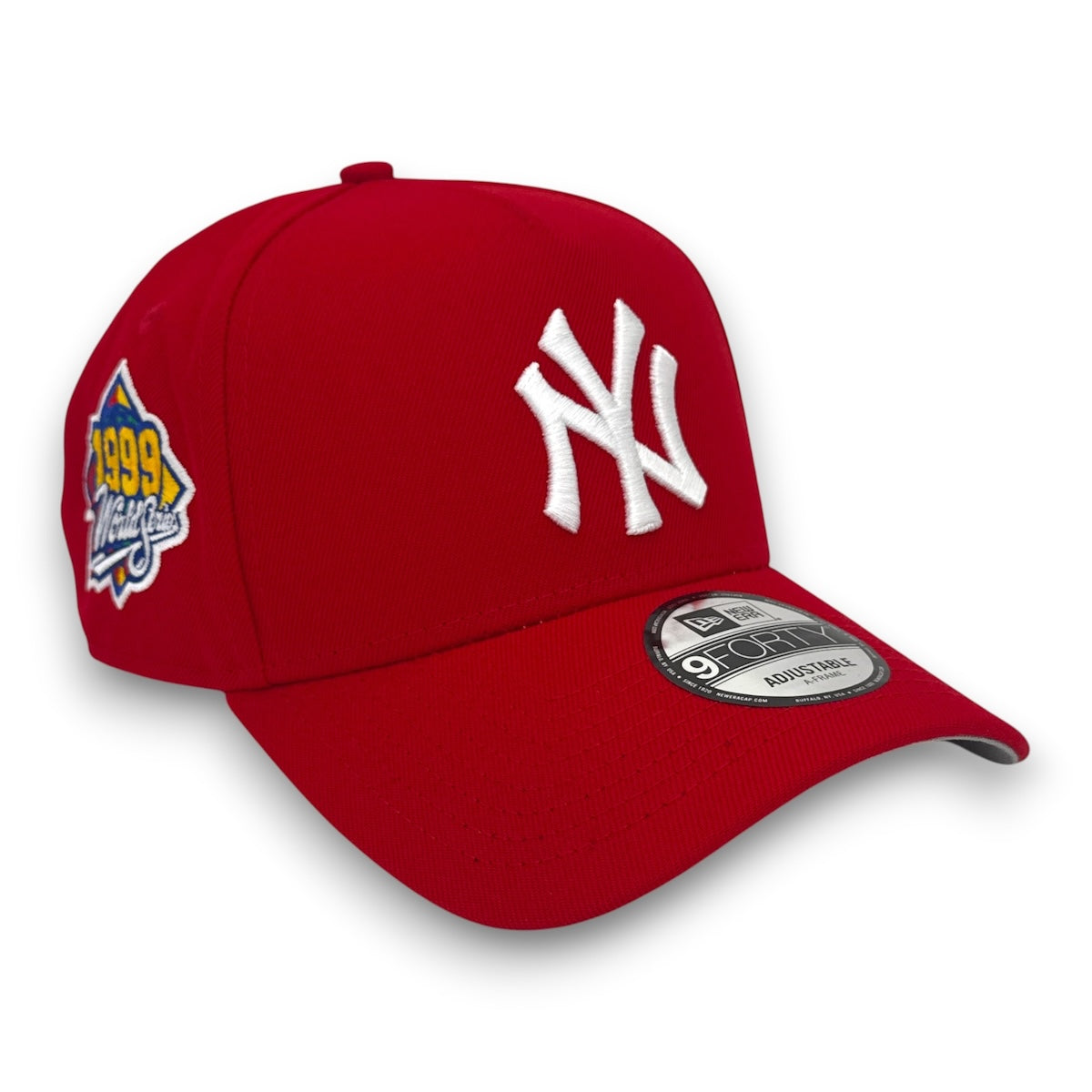 NY Yankees 99WS New Era 9FORTY AF Red Snapback Hat