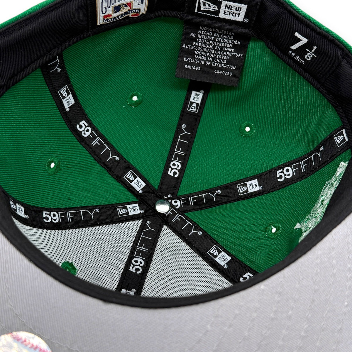 NY Yankees Metallic 99WS 59FIFTY New Era Green Hat