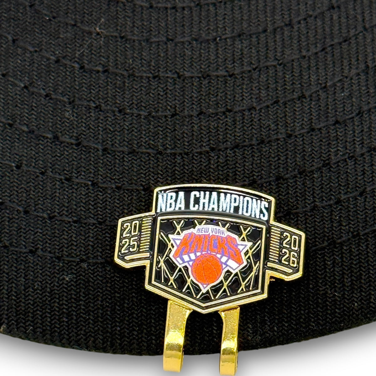 New York Knicks 25-26 Champs 59FIFTY New Era White/Black Hat
