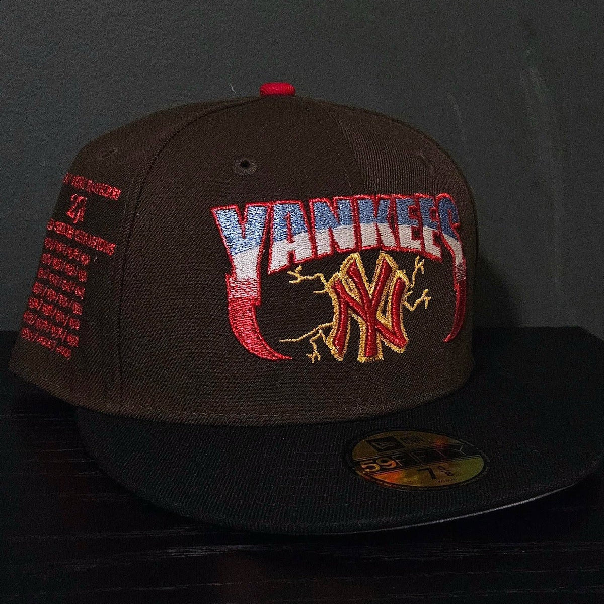 The Warriors Yankees 27x 59FIFTY New Era Brown Hat