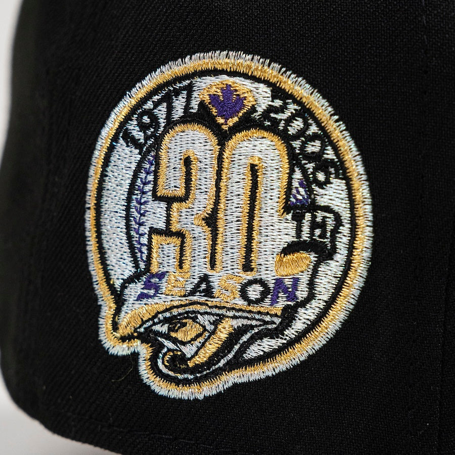 Toronto Blue Jays 30th 59FIFTY New Era Black Hat