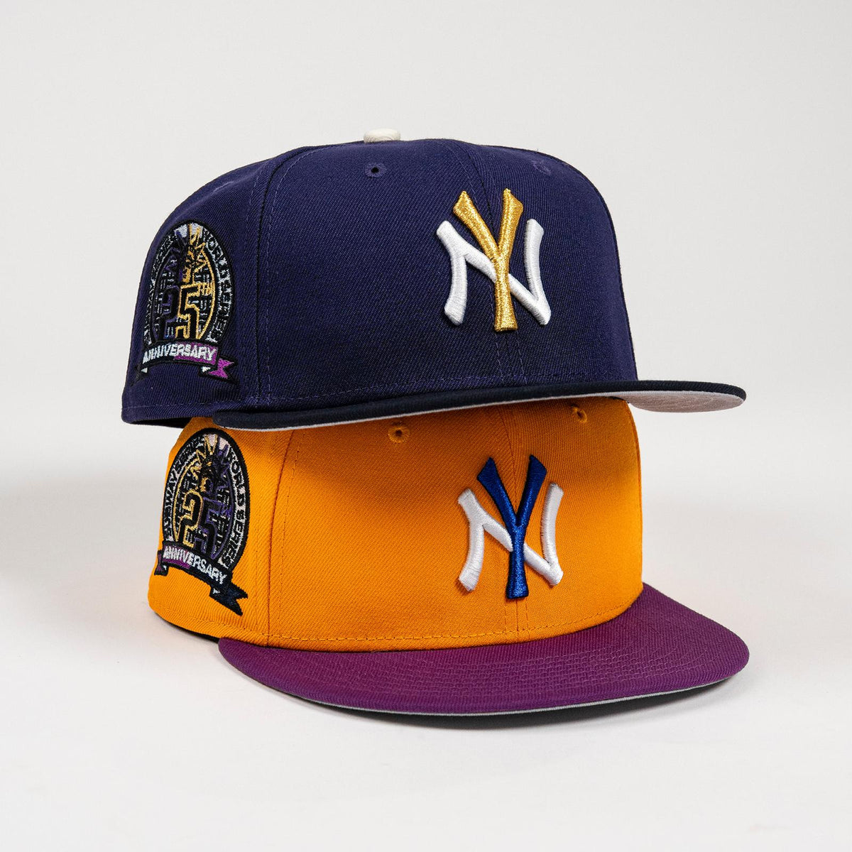 Wamario NY Yankees 25th 59FIFTY New Era Yellow Hat