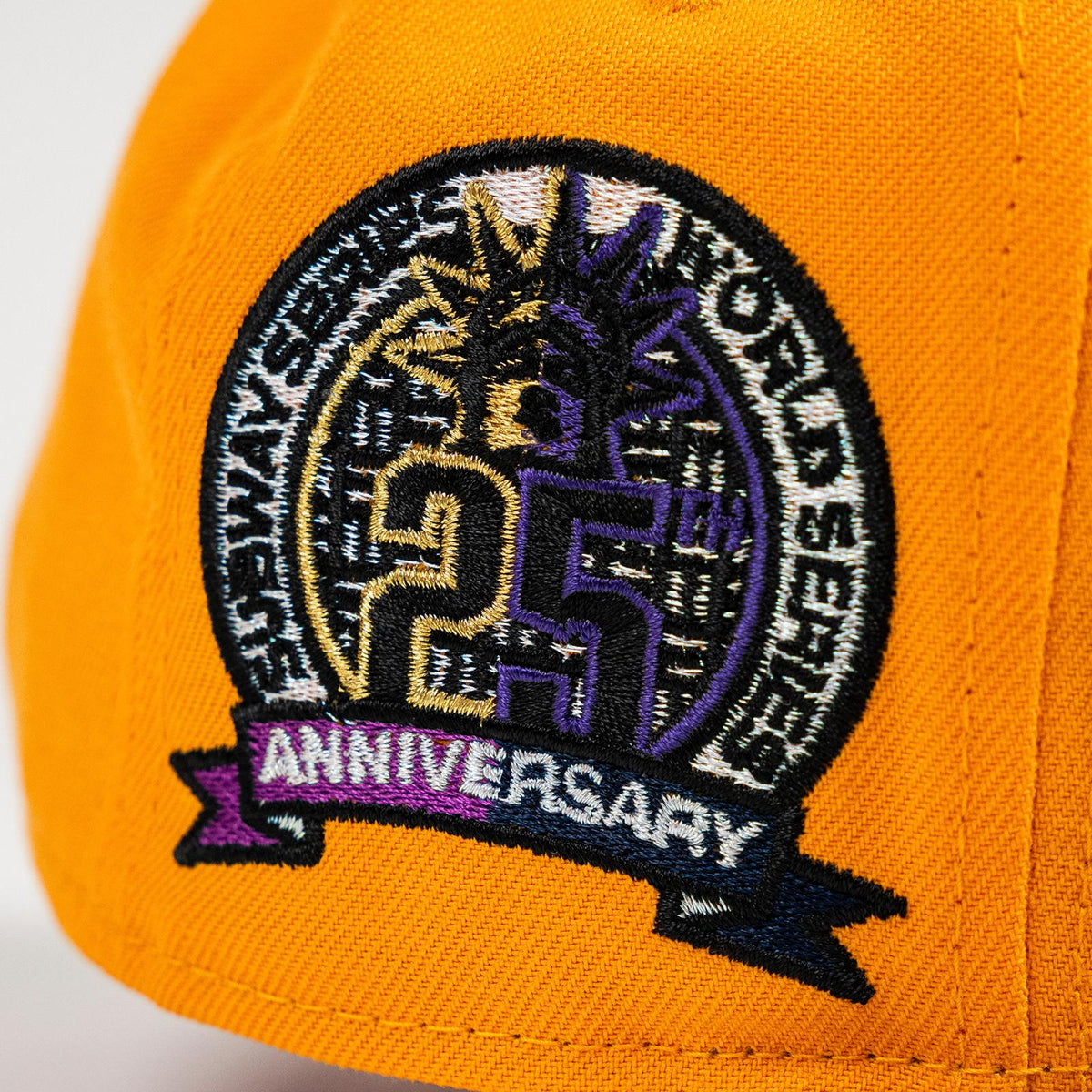 Wamario NY Yankees 25th 59FIFTY New Era Yellow Hat