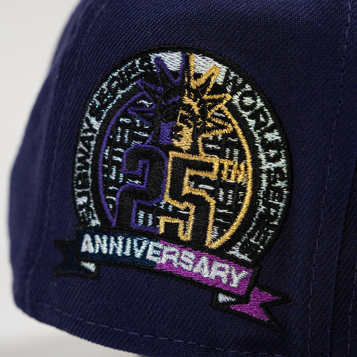 Waluigi NY Yankees 25th 59FIFTY New Era Purple Hat